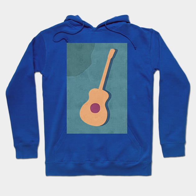 Guitar painting Hoodie by OZOROZO